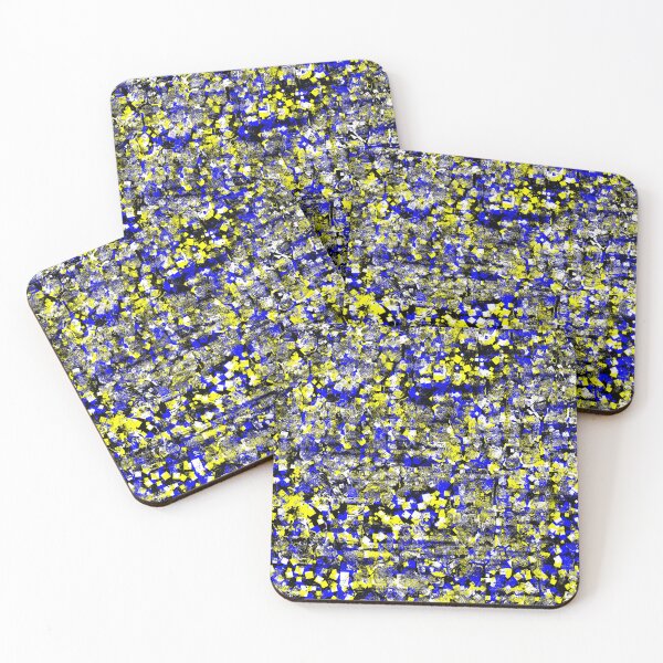 Item preview, blue and yellow square static designed and sold by Alphameter.