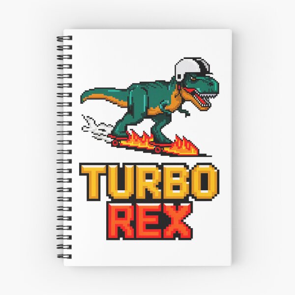 Item preview, Pixel Art T-Rex Skateboarding - Retro Gaming Dinosaur Design designed and sold by ObjCrea123.