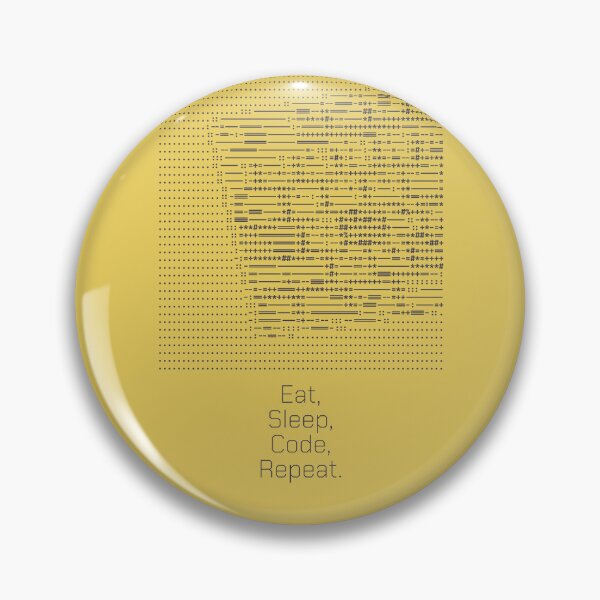Item preview, Eat, Sleep, Code, Repeat. - 241122/T2A/C designed and sold by TheQuotesStudio.