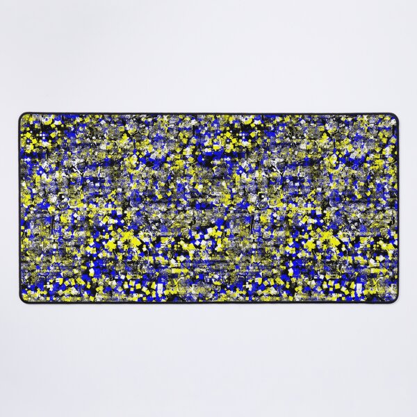 Item preview, blue and yellow square static designed and sold by Alphameter.