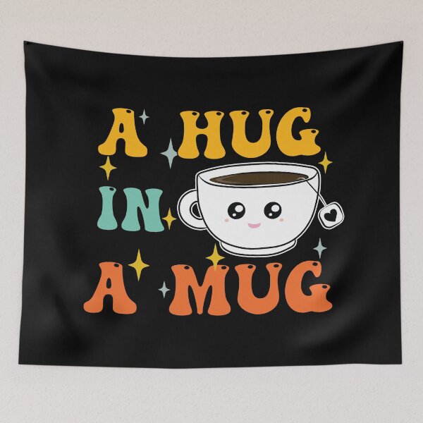 Item preview, Tea is Like a Hug in a Mug Funny Vintage designed and sold by PolyPixel.