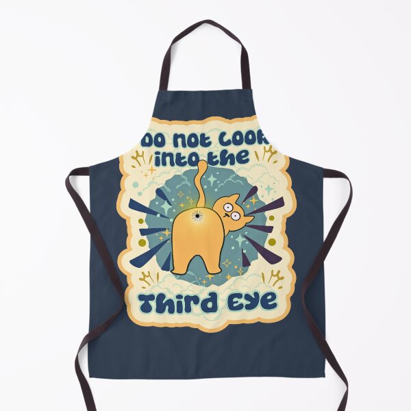 Item preview, Funny Kitty Butt Third Eye Humor designed and sold by Renata Illustrata.