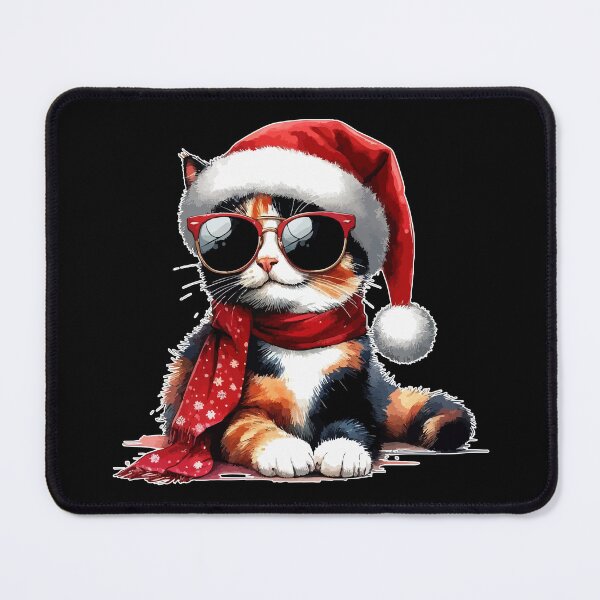 Item preview, Tricolor Calico Cat Christmas Funny designed and sold by TomFrontierArt.