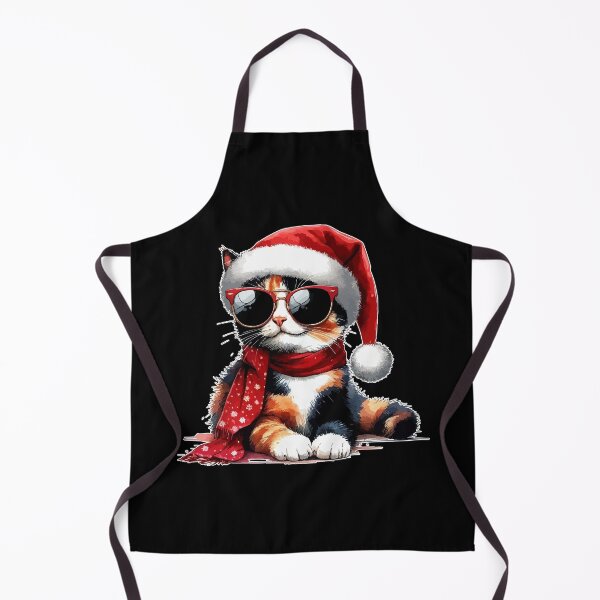 Item preview, Tricolor Calico Cat Christmas Funny designed and sold by TomFrontierArt.