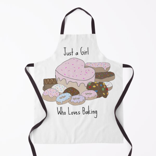 Item preview, Just a Girl Who Loves Baking designed and sold by Sweet-Stitches.