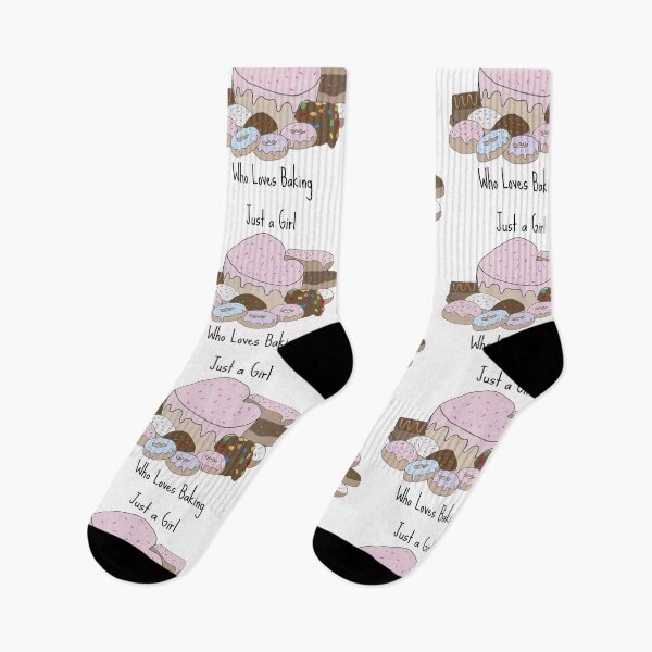 Item preview, Just a Girl Who Loves Baking designed and sold by Sweet-Stitches.