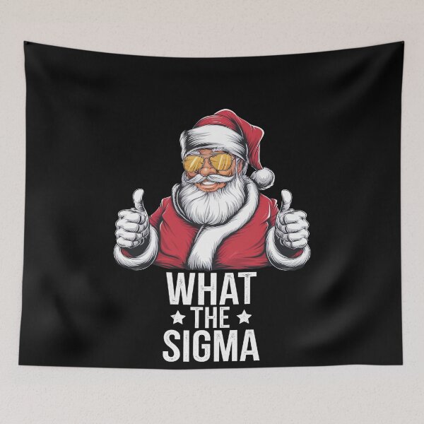 Item preview, ¿Qué es el divertido meme navideño de Sigma Santa? Rizz designed and sold by PosiMCreations.