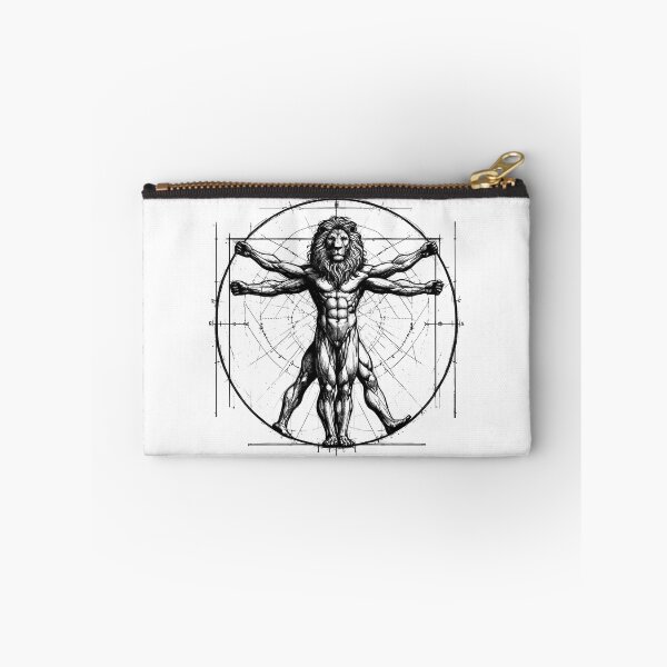 Item preview, Vitruvian Lion Sketch Drawing Gift designed and sold by Pineapple-Tree.