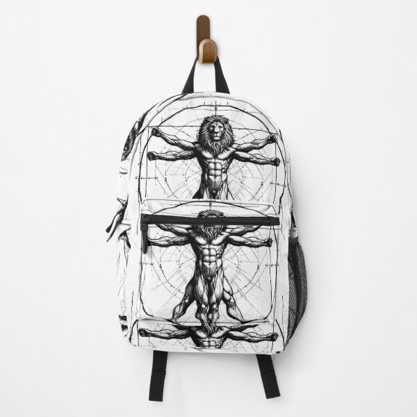 Item preview, Vitruvian Lion Sketch Drawing Gift designed and sold by Pineapple-Tree.