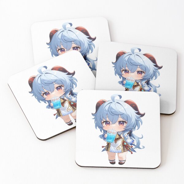 Artikelvorschau, Süßes Ganyu-Chibi-Design für Genshin Impact-Fans entworfen und verkauft von YumeKurenai.