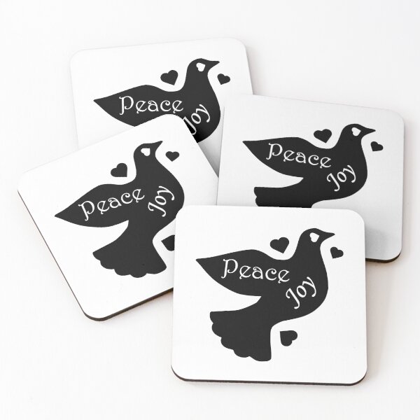Item preview, The Dove Of Peace Joy And Love - v3 - black for light backgrounds designed and sold by MultimediaSusan.