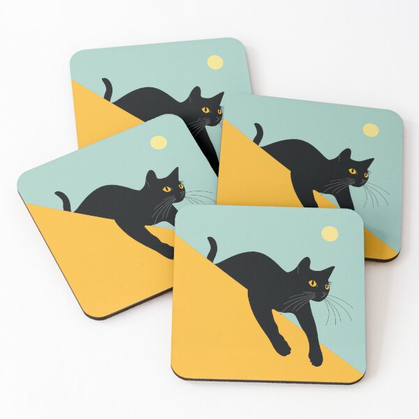 Item preview, Black Cat Silhouette designed and sold by trendteezstore.