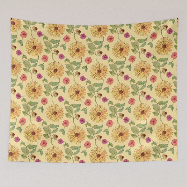 Item preview, Happy Days Floral designed and sold by SketchyHeart.