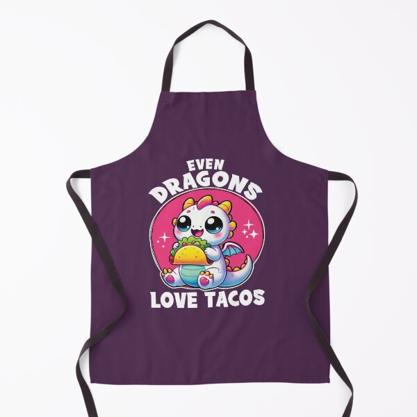 Item preview, even dragons love tacos designed and sold by samah82.