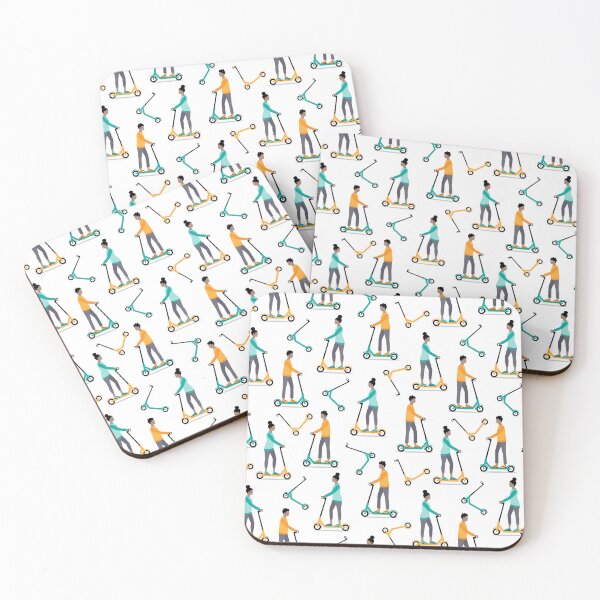 Item preview, E-scooter riders designed and sold by MarleinWinter.