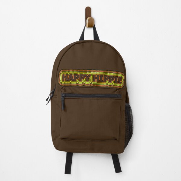 Item preview, Happy Hippie Words Earthy Tones Hippie Vibes Retro Lines 1 of 4 designed and sold by Beachy.
