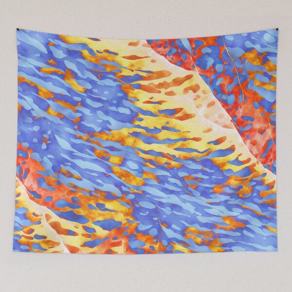 Item preview, #C221: Yellow, Orange, with Blues, Camouflage Series designed and sold by FarStarL33.