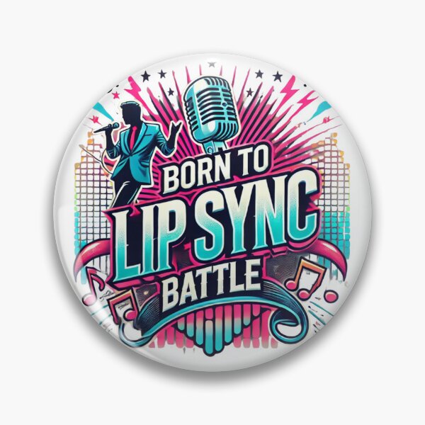 Item preview, Born to lip sync battle. Funny lip sync t-shirt designed and sold by DesignSparks1.