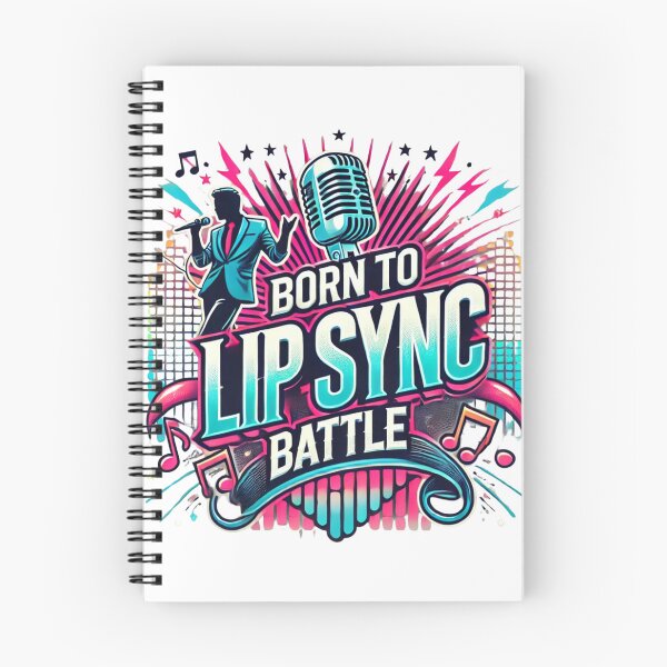 Item preview, Born to lip sync battle. Funny lip sync t-shirt designed and sold by DesignSparks1.
