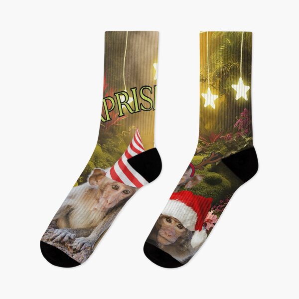 Item preview, Surprise! - Chimp Christmas Surprise designed and sold by Semi-quaver.