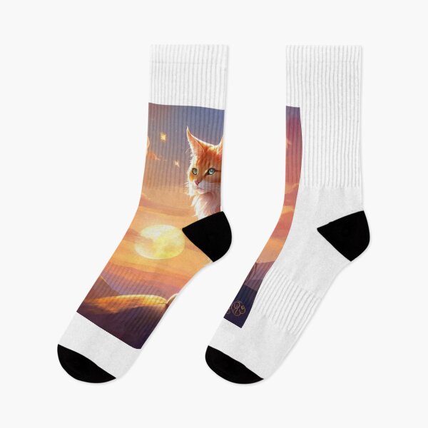 Item preview, Golden Sunset Cat with Majestic Glow designed and sold by EliteDesignsEE.