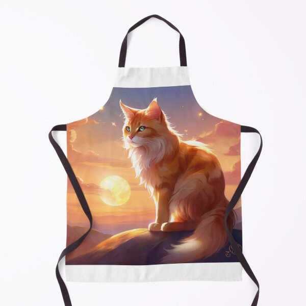 Item preview, Golden Sunset Cat with Majestic Glow designed and sold by EliteDesignsEE.