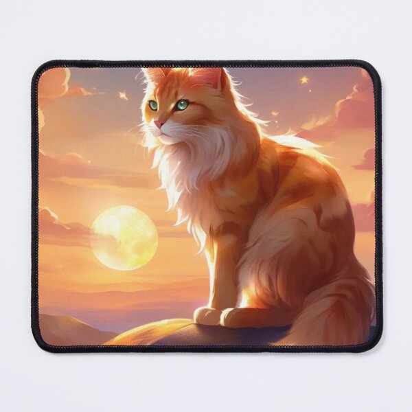 Item preview, Golden Sunset Cat with Majestic Glow designed and sold by EliteDesignsEE.
