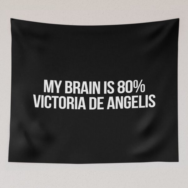 Item preview, My Brain is 80% Victoria de Angelis designed and sold by deluluhaze.