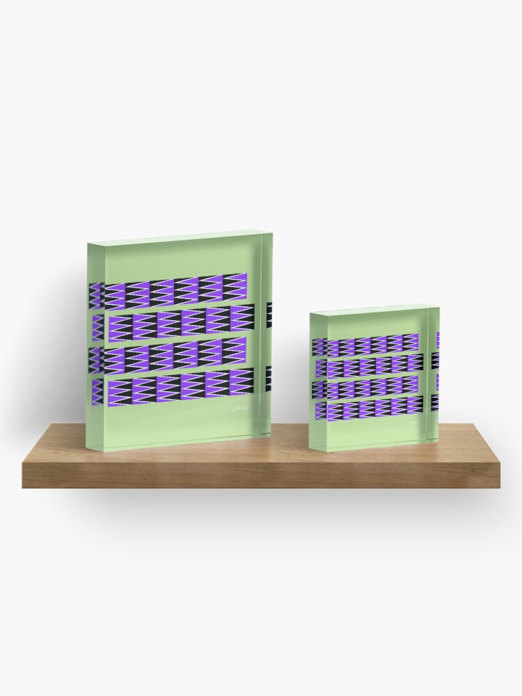Thumbnail 4 of 5, Acrylic Block, Gliding Patterns: The Anomalous Motion Illusion designed and sold by GianniSarcone.