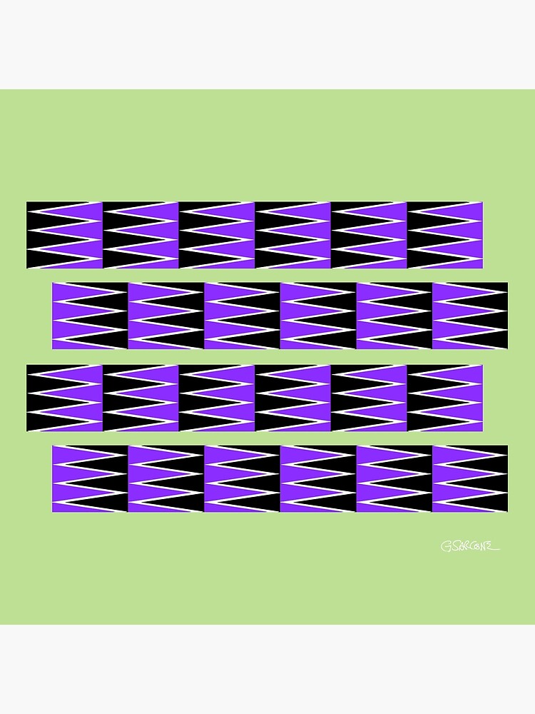 Thumbnail 2 of 2, Art Board Print, Gliding Patterns: The Anomalous Motion Illusion designed and sold by GianniSarcone.