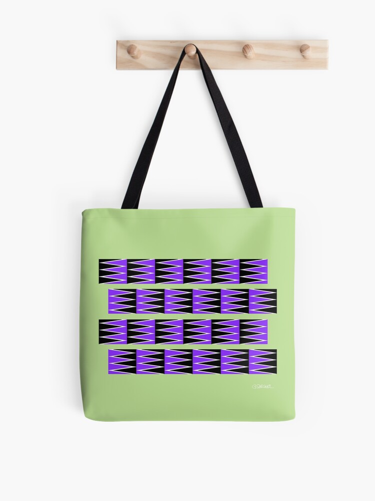 Thumbnail 1 of 2, Tote Bag, Gliding Patterns: The Anomalous Motion Illusion designed and sold by GianniSarcone.