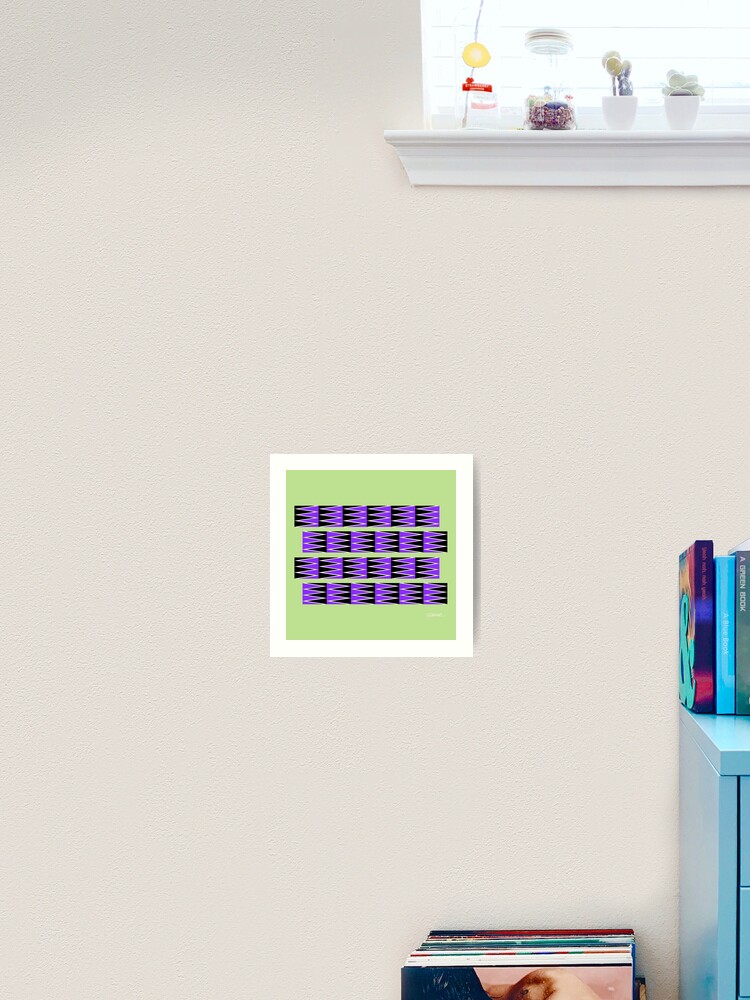 Thumbnail 1 of 3, Art Print, Gliding Patterns: The Anomalous Motion Illusion designed and sold by GianniSarcone.