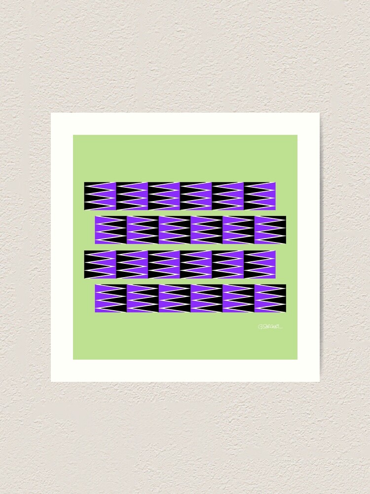 Thumbnail 2 of 3, Art Print, Gliding Patterns: The Anomalous Motion Illusion designed and sold by GianniSarcone.