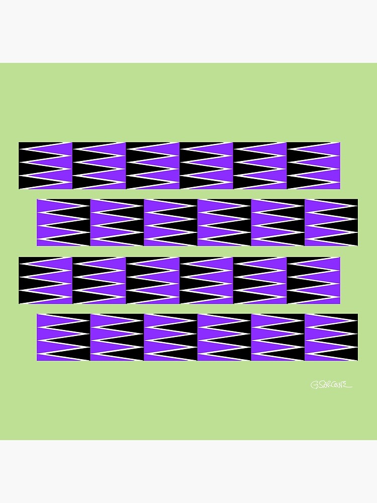 Thumbnail 2 of 2, Greeting Card, Gliding Patterns: The Anomalous Motion Illusion designed and sold by GianniSarcone.