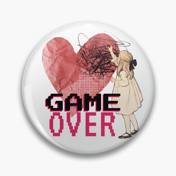 Item preview, Game Over Heart designed and sold by jessnieves.