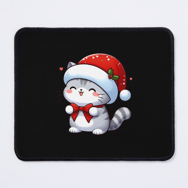 Item preview, Kawaii christmas cat with hat designed and sold by SekoOne.