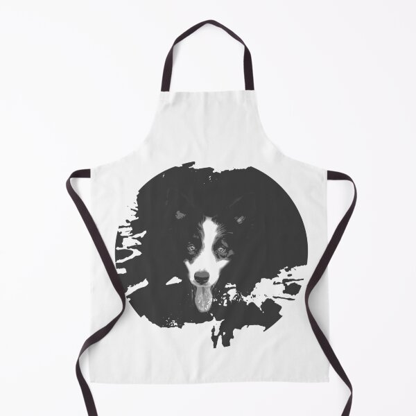 Item preview, Border Collie - minimalist black and white dog designed and sold by Mati-Studio.