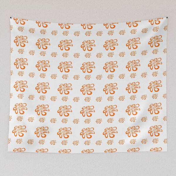 Item preview, Fantasy orange flower doodle designed and sold by Gaillycools.