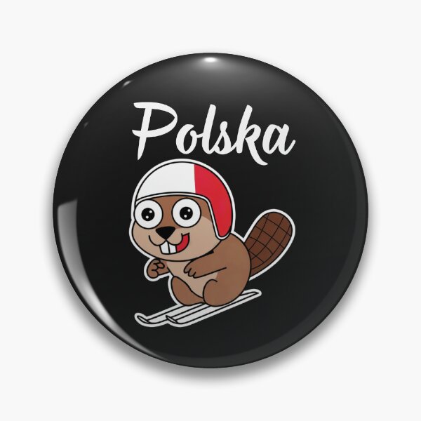 Artikelvorschau, Polska Skoki Narciarskie Polen Skispringen Polski Bóbr Fajny Bóbr Polnischer Biber Bober entworfen und verkauft von Anniko Art Studio.