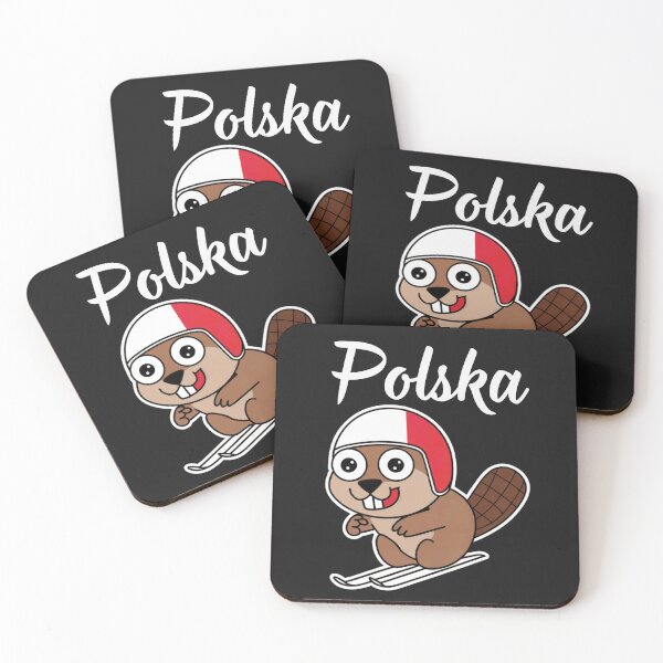 Item preview, Polska Skoki Narciarskie Poland Ski Jumping Polski Bóbr Fajny Bóbr Polish Beaver Bober designed and sold by Anniko Art Studio.