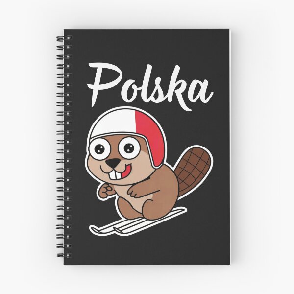 Item preview, Polska Skoki Narciarskie Poland Ski Jumping Polski Bóbr Fajny Bóbr Polish Beaver Bober designed and sold by Anniko Art Studio.