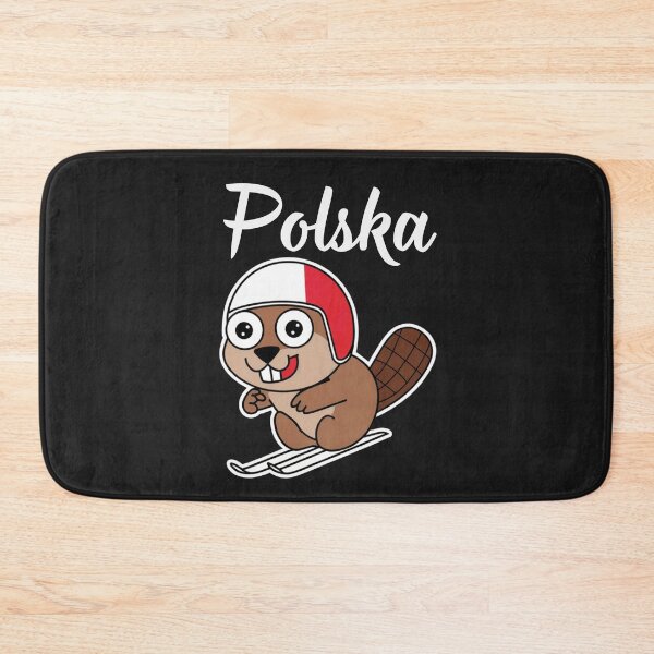 Item preview, Polska Skoki Narciarskie Poland Ski Jumping Polski Bóbr Fajny Bóbr Polish Beaver Bober designed and sold by Anniko Art Studio.