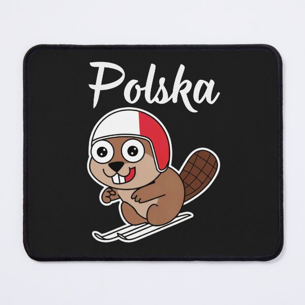 Item preview, Polska Skoki Narciarskie Poland Ski Jumping Polski Bóbr Fajny Bóbr Polish Beaver Bober designed and sold by Anniko Art Studio.