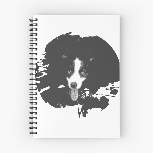 Item preview, Border Collie - minimalist black and white dog designed and sold by Mati-Studio.