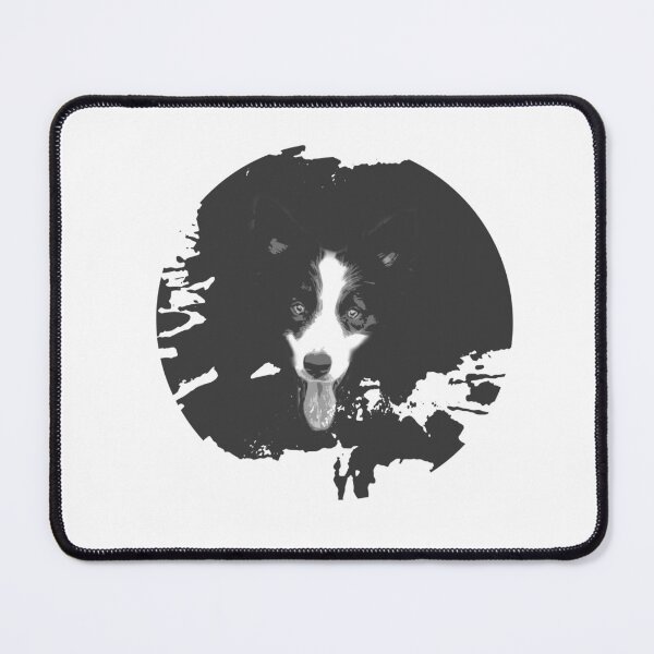 Item preview, Border Collie - minimalist black and white dog designed and sold by Mati-Studio.