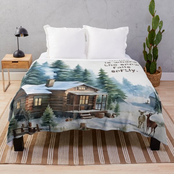 Item preview, Cozy Winter Cabin Serenity designed and sold by gleefulme.
