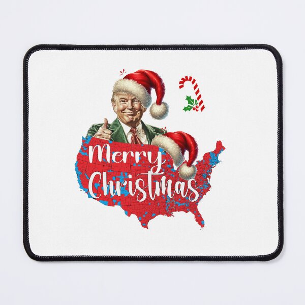 Item preview, Merry Christmas Donald Trump Red Coverage Map Xmas Pajamas designed and sold by ZANNIX.