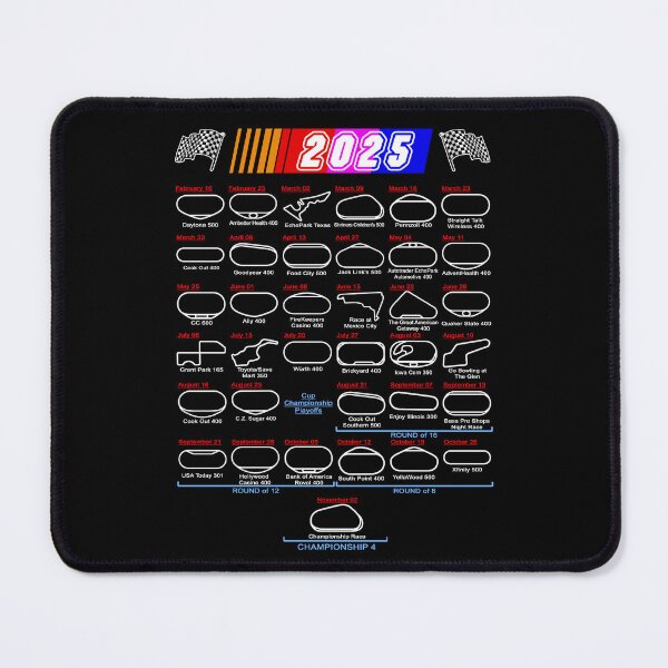 Item preview, Schedule Nascar Cup Series 2025 designed and sold by ideasfinder.