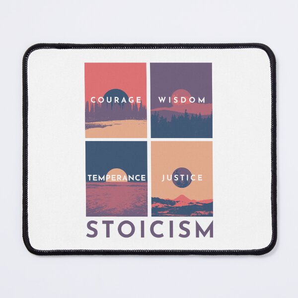 Item preview, The Four Virtues Stoicism designed and sold by TKsuited.