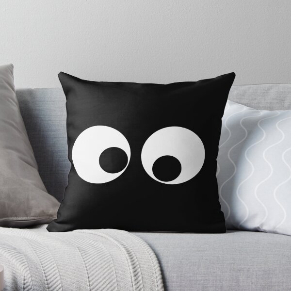 Googly Eyes Throw Pillow